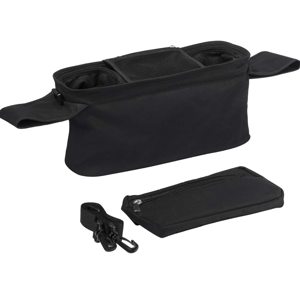 NEW Momcozy Universal Stroller Organizer Caddy with Insulated Cup Holders - Picture 10 of 11